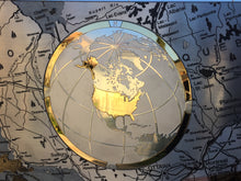 Cargar imagen en el visor de la galería, Metal map, metal map of the world, planispheres, wall map, wood map, stone, map
